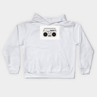 Retro Boom Box Kids Hoodie